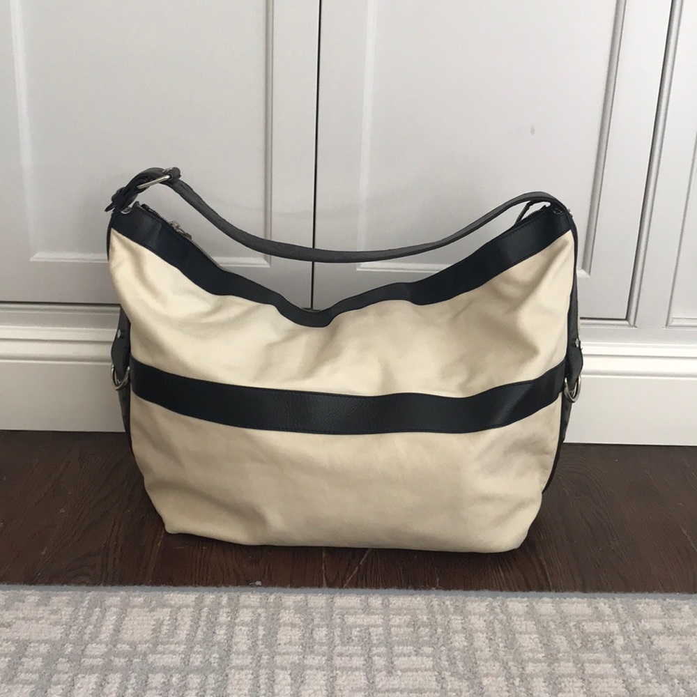 Black & white leather Balenciaga